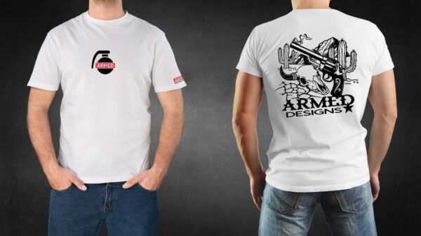 Wild West Armed Designs Logo Airsoft T-Shirt - Image 3
