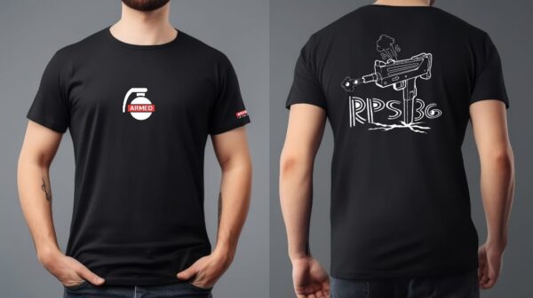 Rounds Per Second 36 Airsoft T-Shirt - Image 2