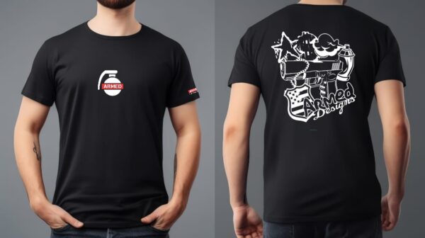 Pistol Armed Designs Airsoft T-Shirt - Image 2
