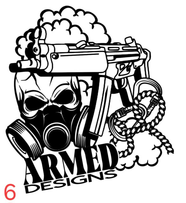 Armed Designs Airsoft Hoodie White - Image 9