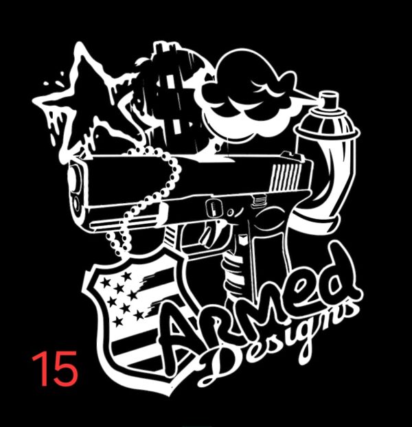 Armed Designs Airsoft Hoodie Black - Image 18
