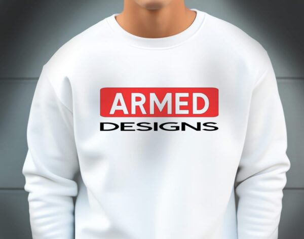 Armed Designs Airsoft Sweatshirt White