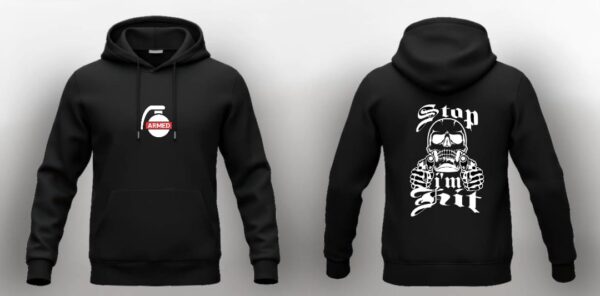 Armed Designs Airsoft Hoodie Black - Image 3
