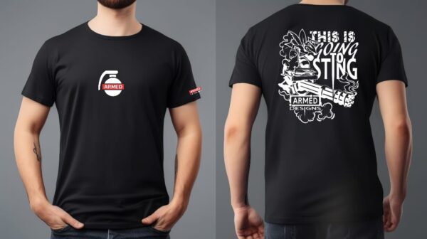 This is Going to Sting Airsoft T-Shirt - Image 2