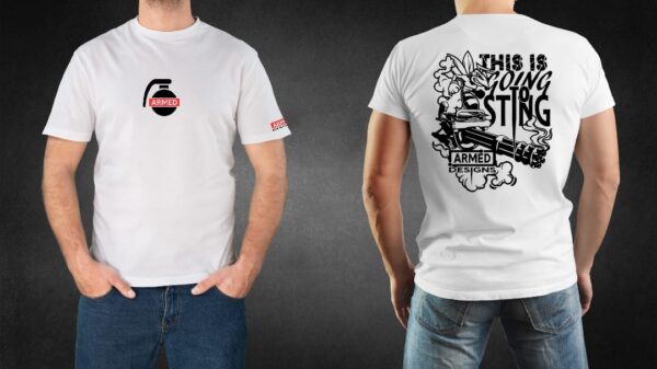 This is Going to Sting Airsoft T-Shirt - Image 3