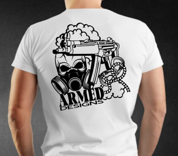 Gas Mask SMG Airsoft T-shirt