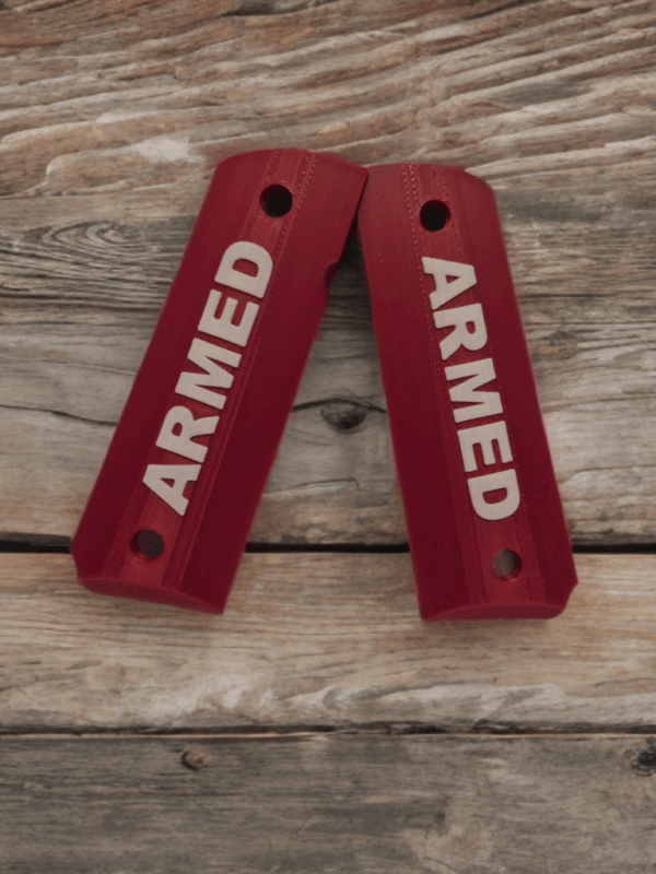 Armed Designs Airsoft 1911 Pistol Grip Plates - Image 2