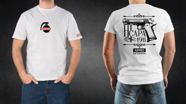 Hi Capa 1911 Airsoft Style T-shirt - Image 4