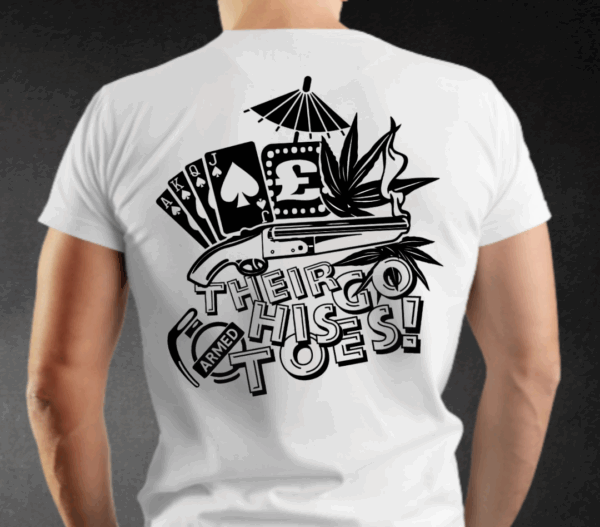 There Go His Toes Airsoft T-Shirt - Image 2