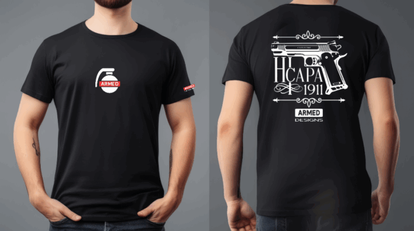 Hi Capa 1911 Airsoft Style T-shirt - Image 3