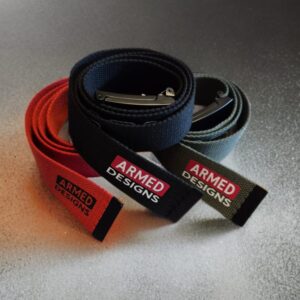 Armed Designs Canvas Belts