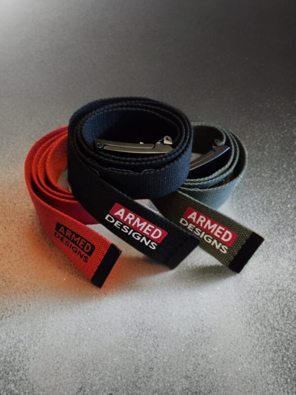 Armed Designs Canvas Belts