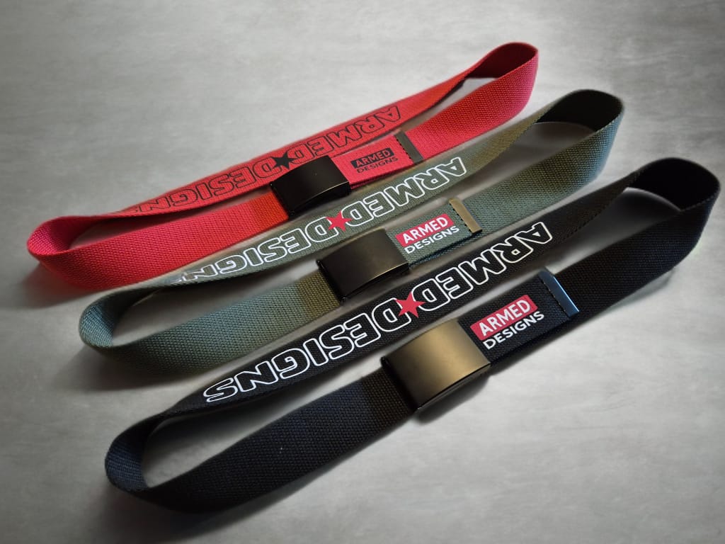 Armed Designs Canvas Belts - Image 3